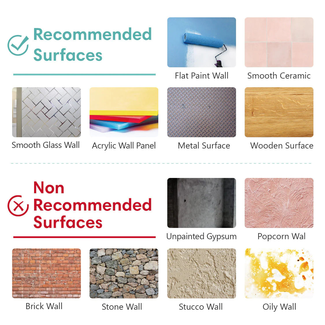 3D Whitewash Brick Wall Panels Peel and Stick