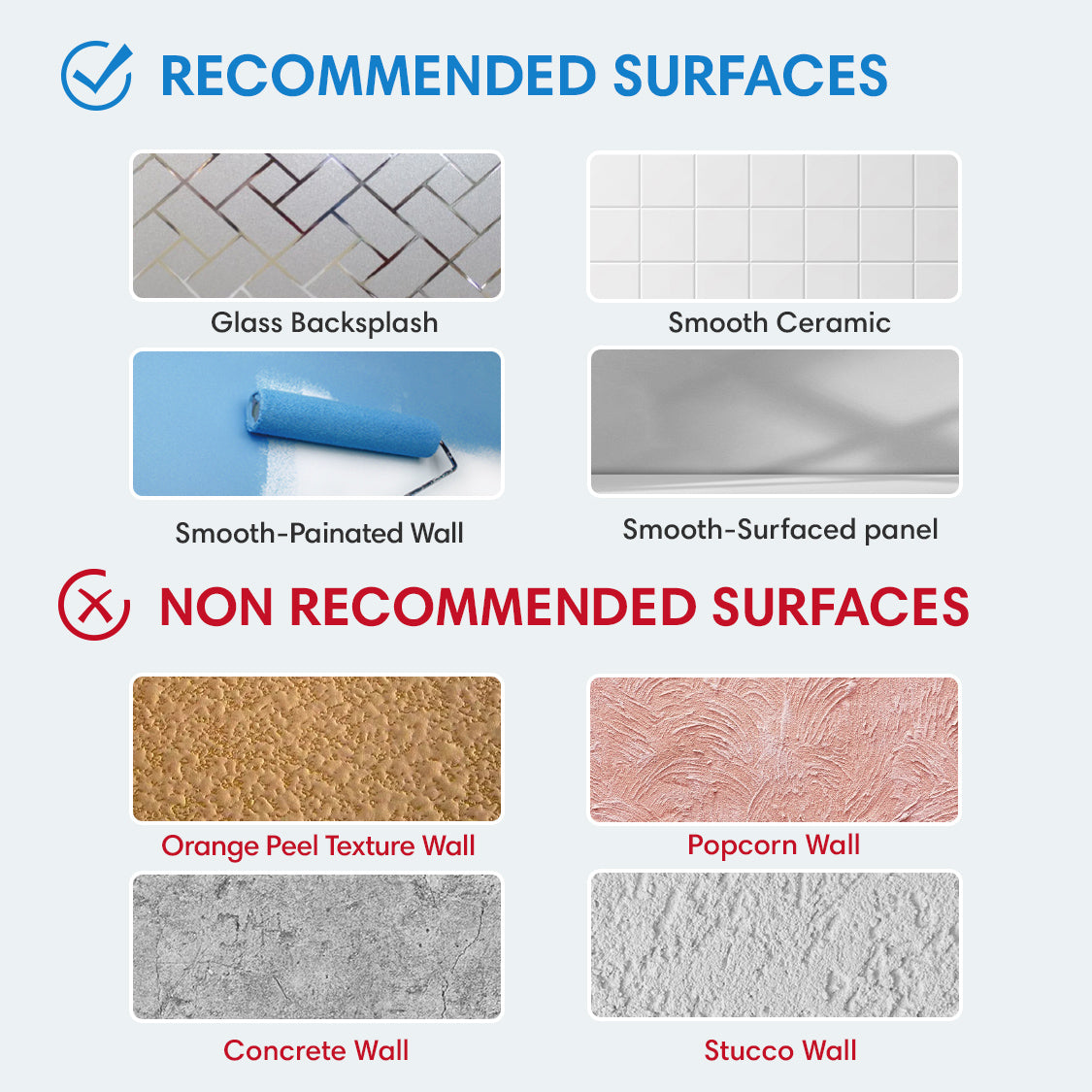 Linear Tile Peel and Stick Backsplash - White