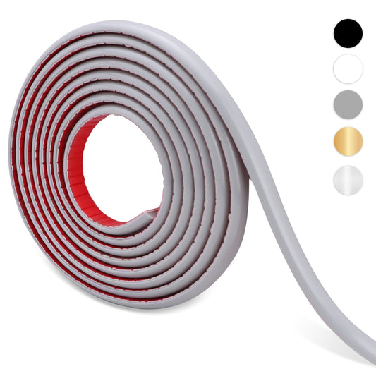 Grey Peel and Stick Tile Edge Trim Roll Pack