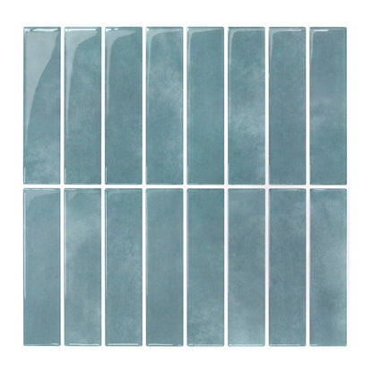 Linear Tile Peel and Stick Backsplash - Ocean Mist