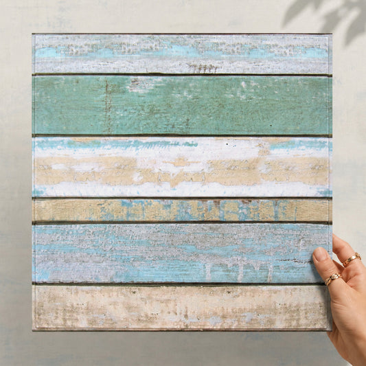 3D Vintage Multicolor Wood Grain Wall Panels Peel and Stick