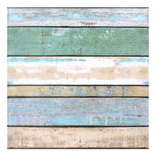 3D Vintage Multicolor Wood Grain Wall Panels Peel and Stick