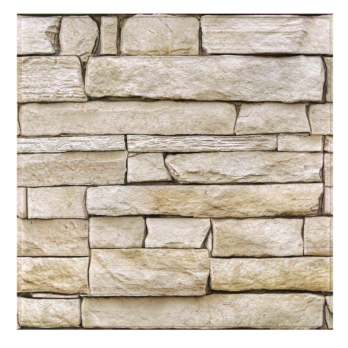 3D Stacked Stone Wall Panels Peel and Stick