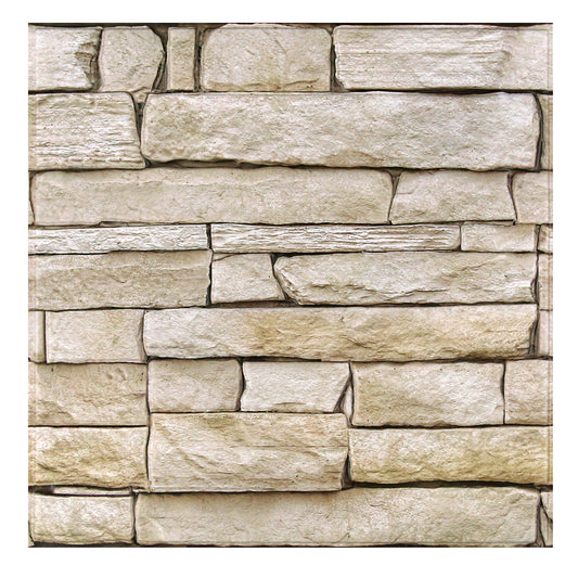3D Stacked Stone Wall Panels Peel and Stick