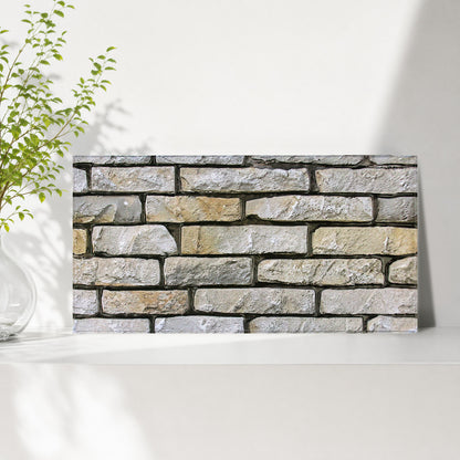3D Drystack Stone Extra Large Wall Panels Peel and Stick