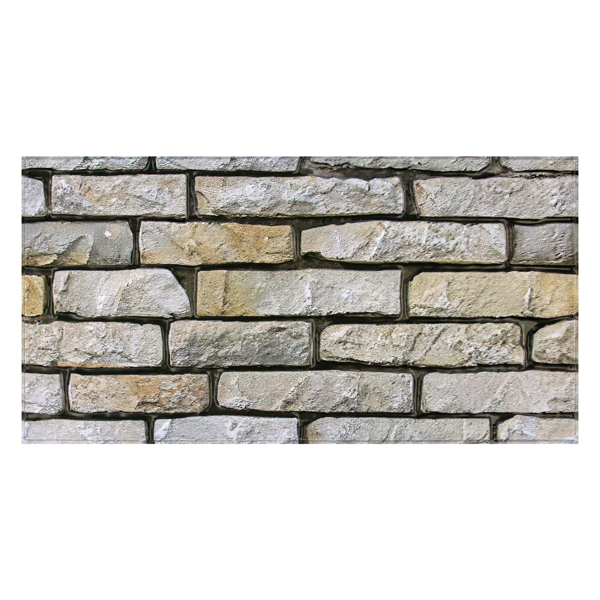 3D Drystack Stone Extra Large Wall Panels Peel and Stick