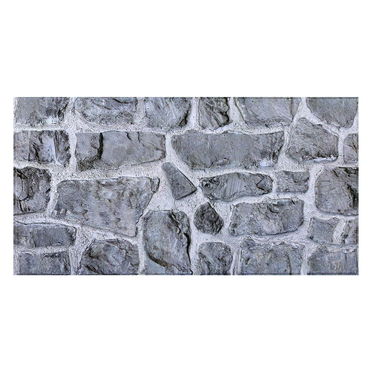 3D Retro Faux Stone Extra Large Wall Panels Peel and Stick