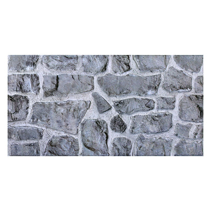 3D Retro Faux Stone Extra Large Wall Panels Peel and Stick
