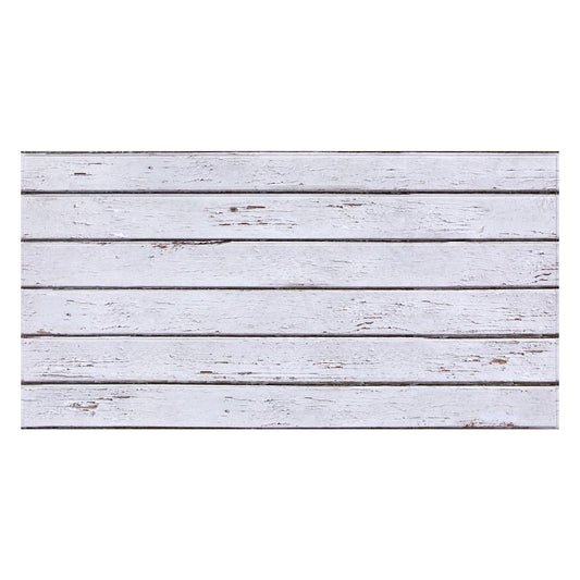 3D White Wood Grain Extra Large Wall Panels Peel and Stick