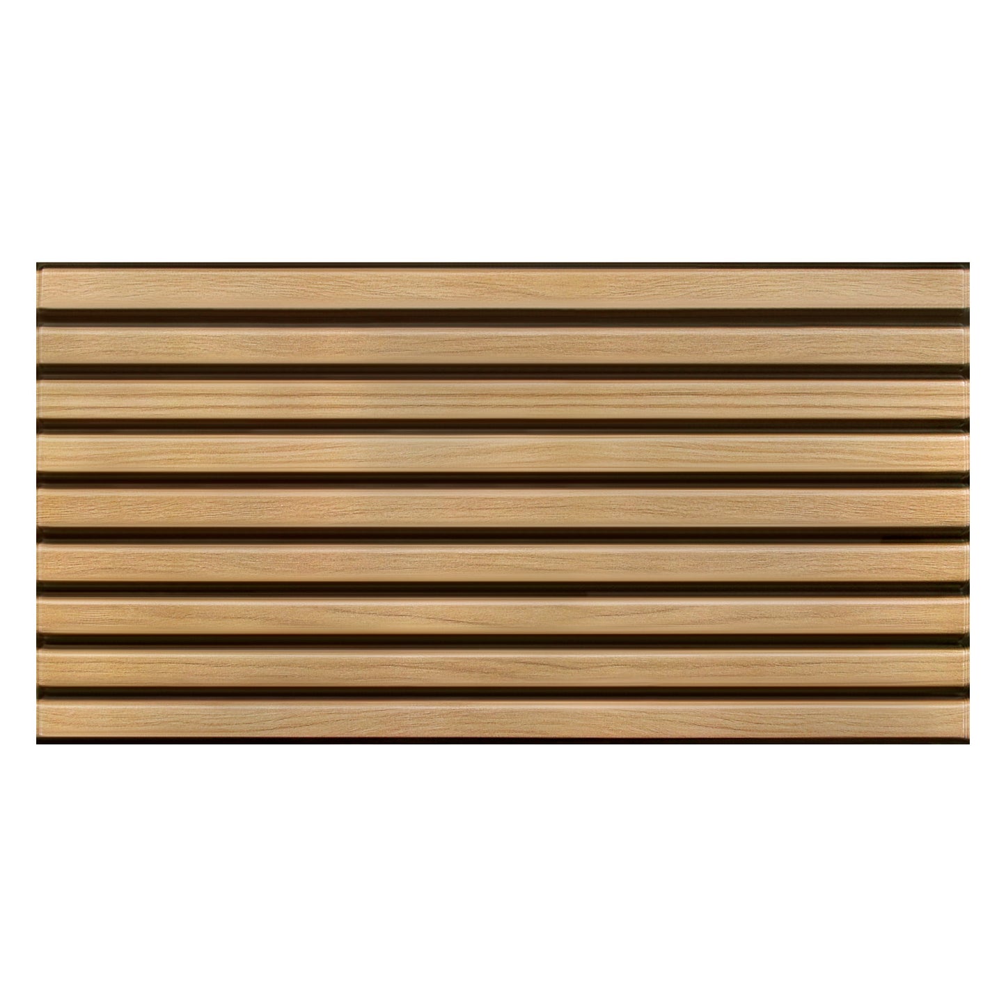 3D Slat Wood Extra Large Wall Panels Peel and Stick