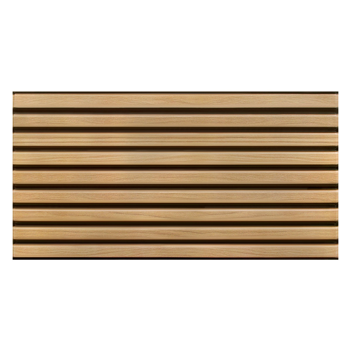 3D Slat Wood Extra Large Wall Panels Peel and Stick