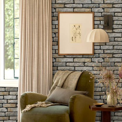 3D Drystack Stone Extra Large Wall Panels Peel and Stick