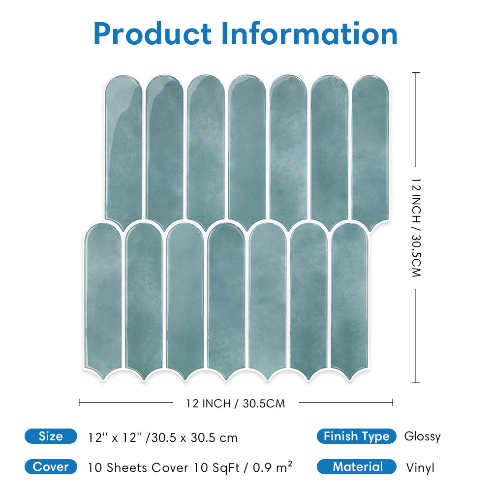 Product information for a vinyl sheet with dimensions and specifications.