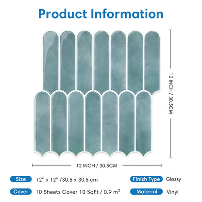 Product information for a vinyl sheet with dimensions and specifications.