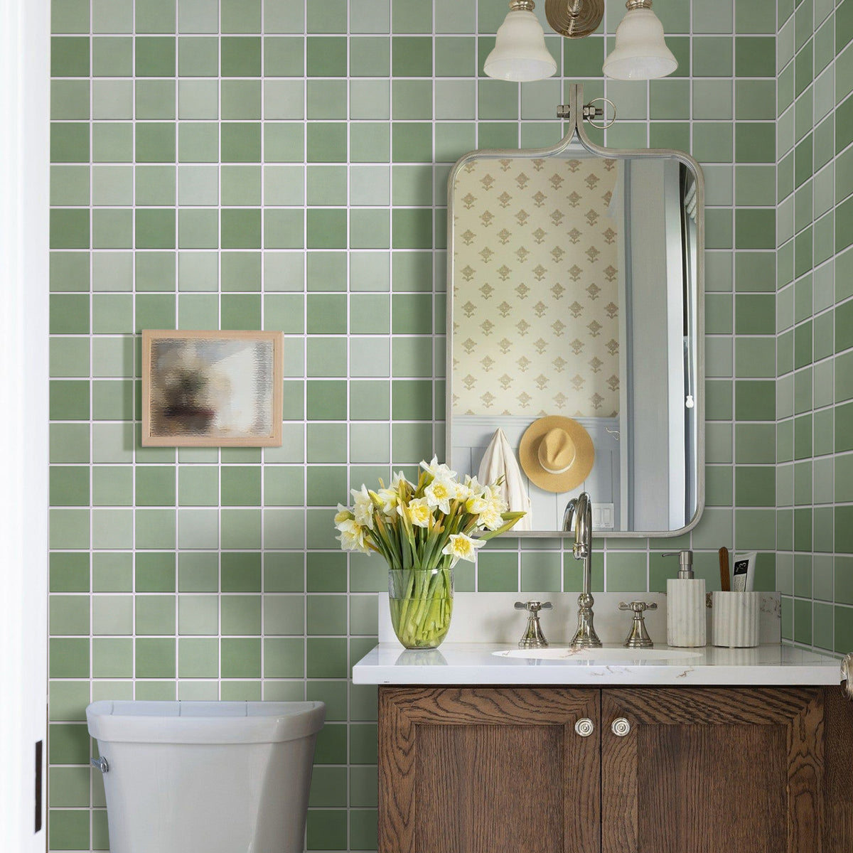 Olive_Green_Square_Wall_Panels_Peel_And_Stick_comstickc